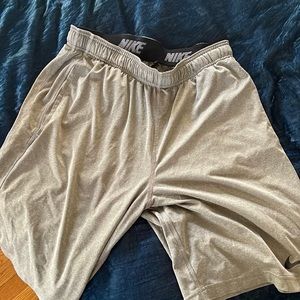 GUC grey Nike football shorts size medium